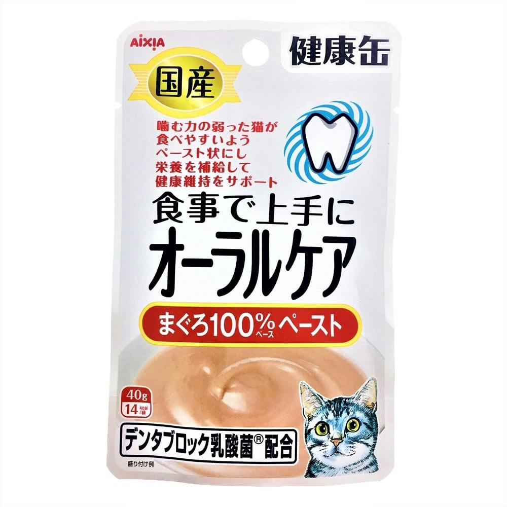 返品不可】 アイシア 健康缶 パウチ オーラルケア まぐろ ペースト ４０ｇ １２袋入り 国産1 093円 sarozambia.com