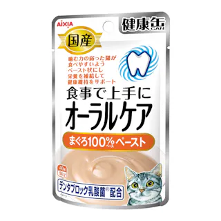 アイシア 国産 健康缶パウチ オーラルケア まぐろペースト 40g