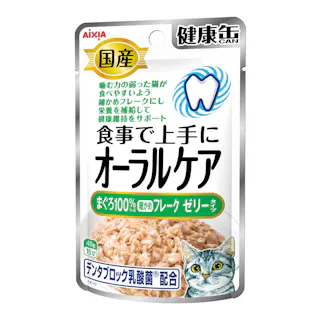 国産 健康缶パウチ オーラルケア まぐろゼリー