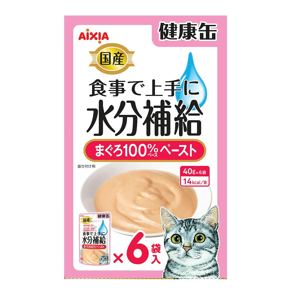 アイシア 健康缶パウチ 食事で上手に水分補給 まぐろペースト 40g×6袋入