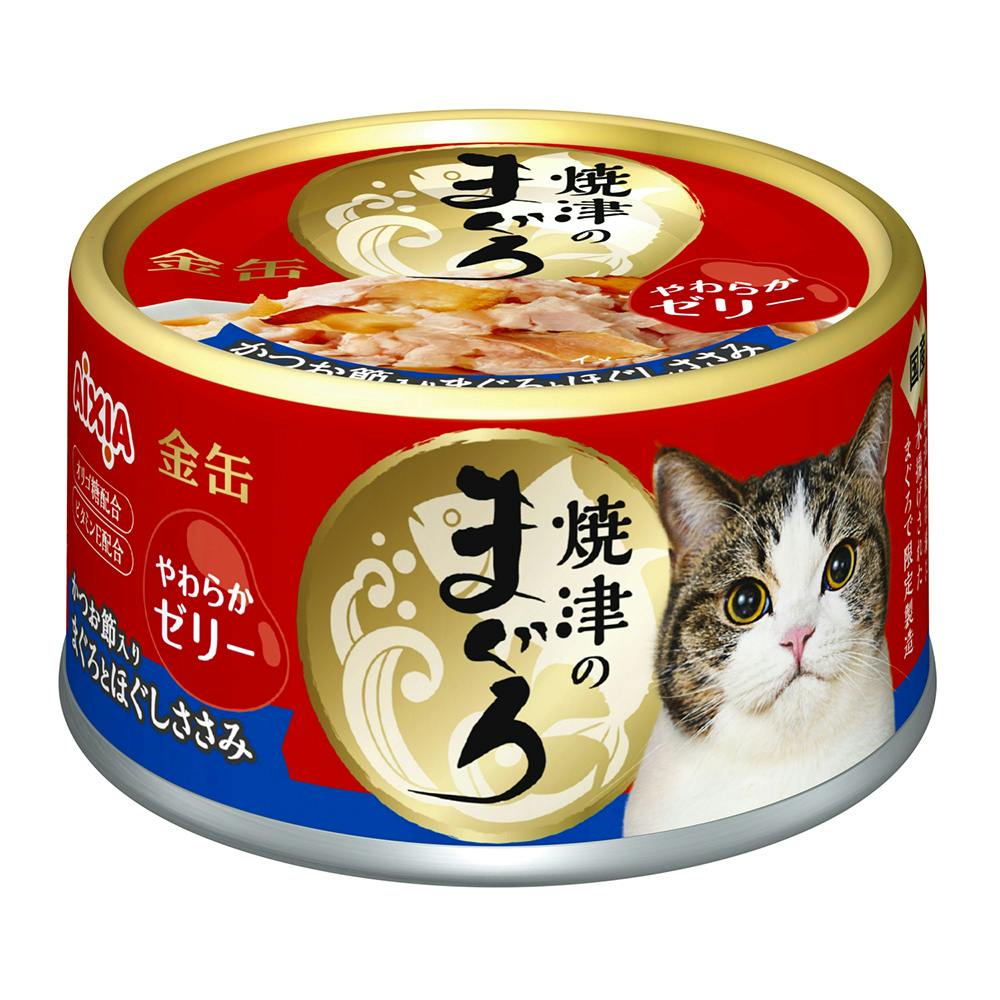 金缶焼津のまぐろかつお節ゼリー70g(販売終了) | キャットフード 通販
