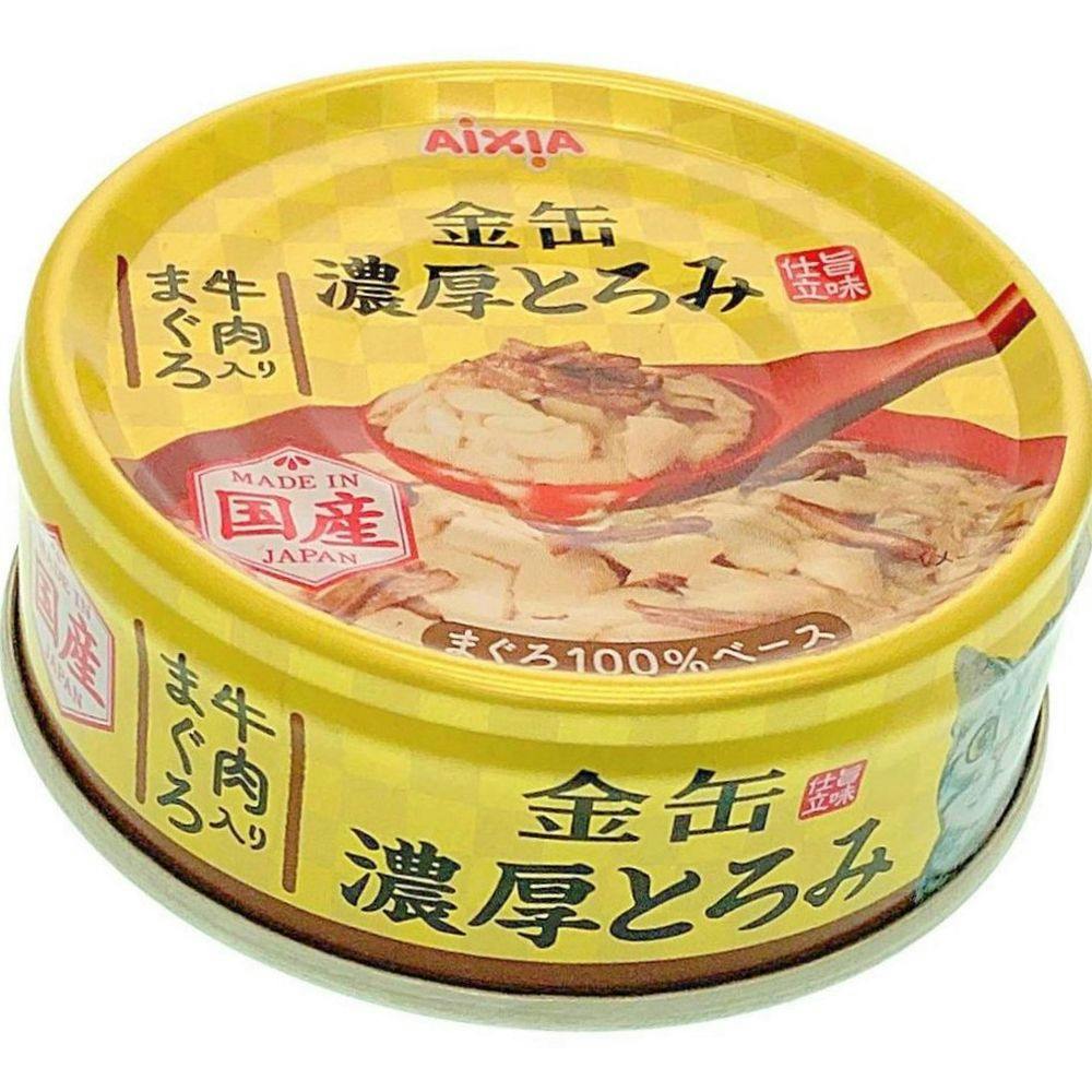 アイシア 金缶 濃厚とろみ カニカマ入りまぐろ 70g(販売終了
