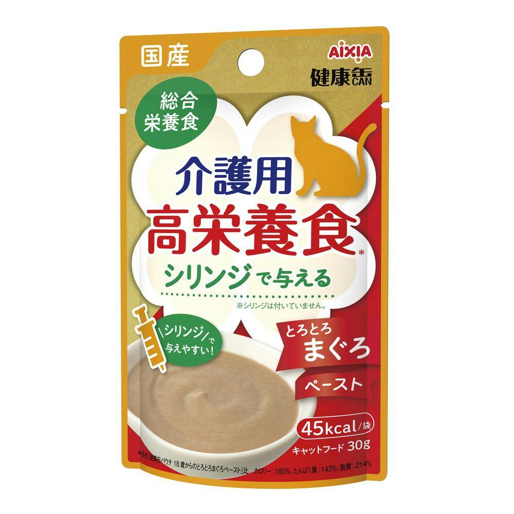 国産 健康缶 パウチ 介護用高栄養食 とろとろまぐろ 30g 猫用ウェットフード(パウチ) 国産 健康缶 パウチ 介護用高栄養食 とろとろまぐろ 30g 猫用ウェットフード(パウチ)