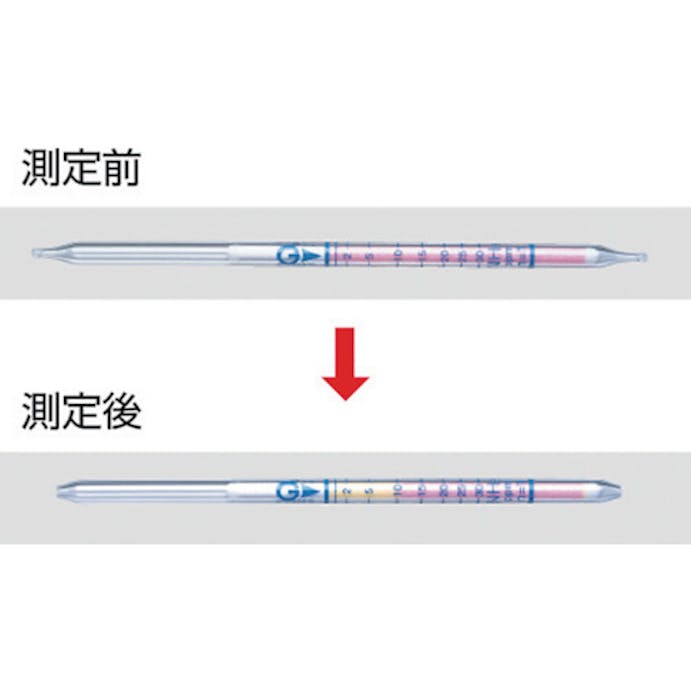 【CAINZ-DASH】ガステック 気体検知管１ＬＬ　一酸化炭素　（１０本入） 1LL【別送品】