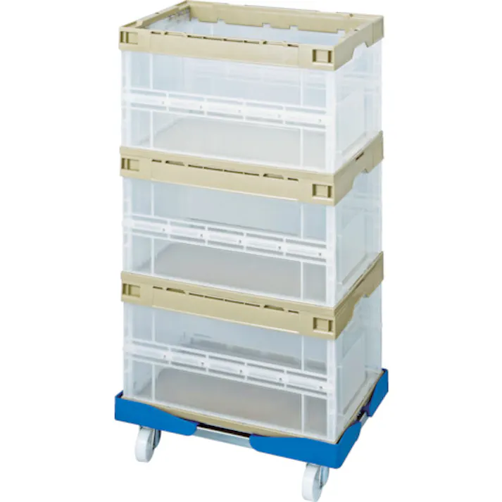 【CAINZ-DASH】ルート工業 コンテナ台車 ルートボーイ202PP型(樹脂仕様) 最大510×810 202PP-08【別送品】