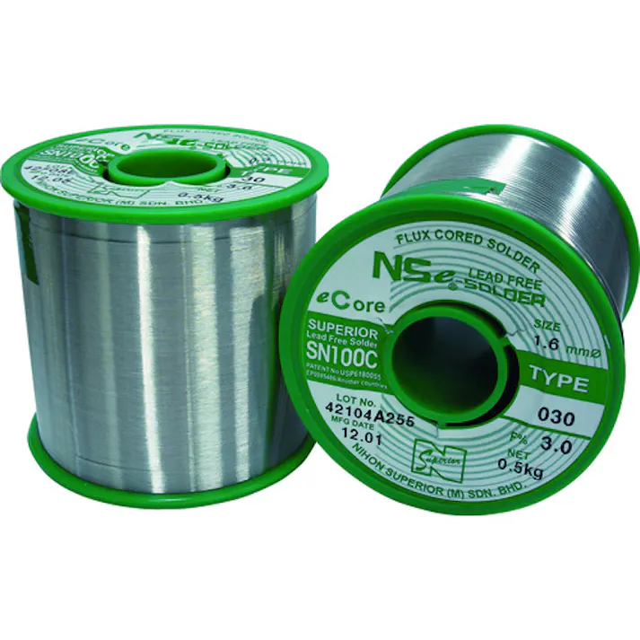 【CAINZ-DASH】日本スペリア社 鉛フリ-やに入りはんだ SN100C-030 1.2mm SN100C-030-12【別送品】