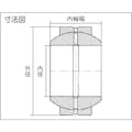 【CAINZ-DASH】ＣＣＴＹベアリングジャパン 給油式球面すべり軸受　内径２０×外径３２ｍｍ GEF-20ES【別送品】