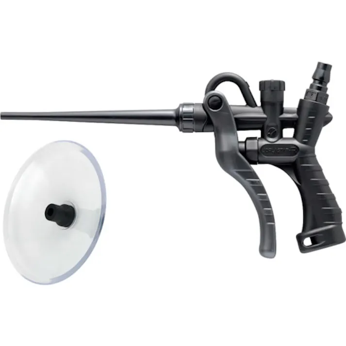 【CAINZ-DASH】ジョプラックス プラスチックエアダスター ジョプラスターR(上配管用)+安全シールド(PC製) TU-100H-TASPC【別送品】