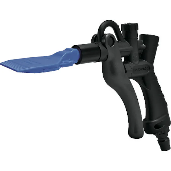 【CAINZ-DASH】ジョプラックス プラスチックエアダスター ジョプラスターR(下配管用)+フラットノズル(POM製)+専用アダプター TD-100H-600E【別送品】