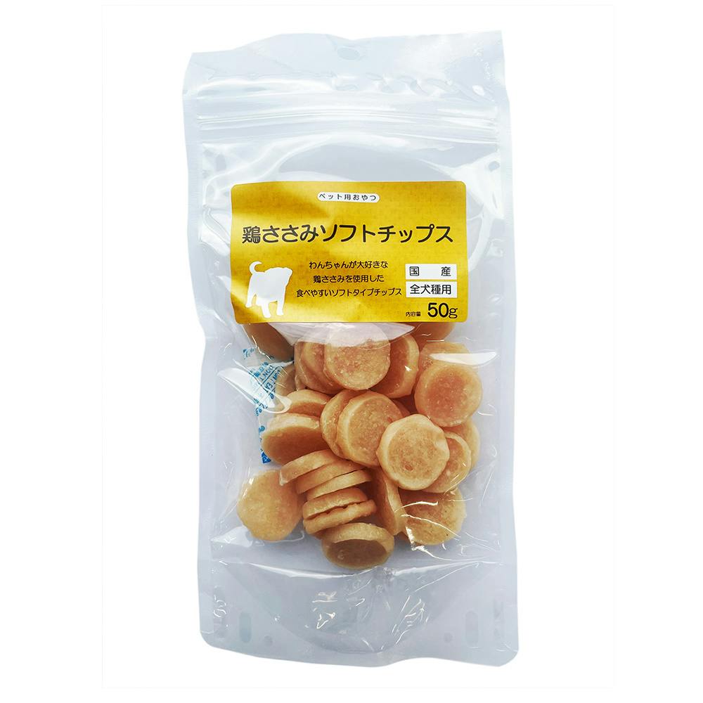 鶏ささみソフトチップス 全犬種用 50g | ペット用品（犬 