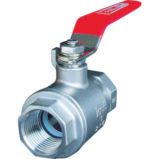 【CAINZ-DASH】イノック ねじ込みボールバルブ 全長108mm 呼び径(A)40 316SFVM40A【別送品】