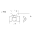 【CAINZ-DASH】イノック ねじ込みボールバルブ　全長４４．０ｍｍ　呼び径（Ａ）１０ 316SRVMB10A【別送品】