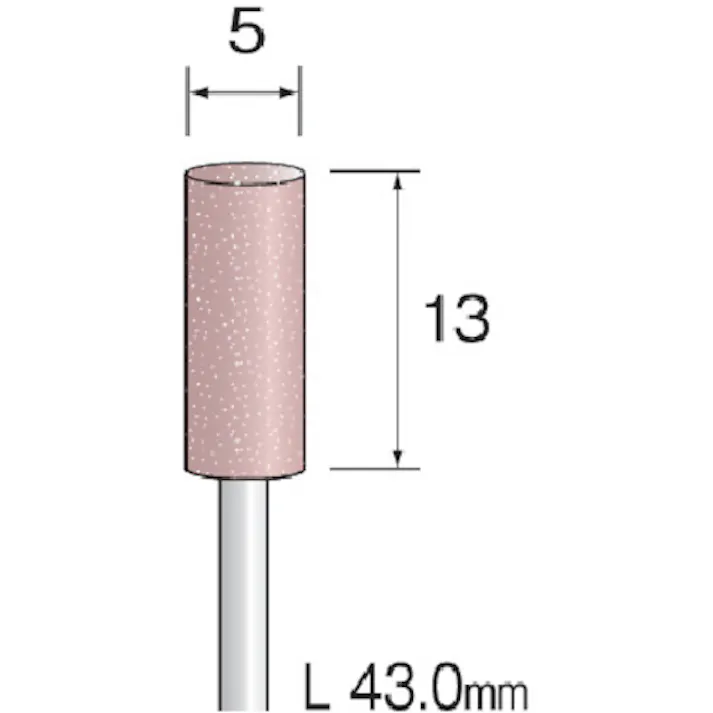 【CAINZ-DASH】ミニター PAピンク砥石#120 φ5 (10本入) CA1015【別送品】