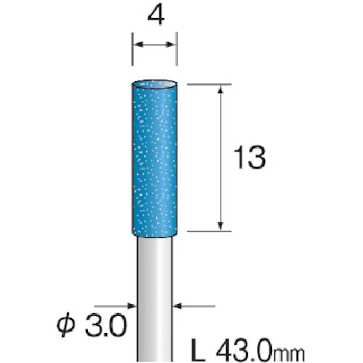 【CAINZ-DASH】ミニター FR砥石 GC#600 φ4 (5本入) DE1014【別送品】