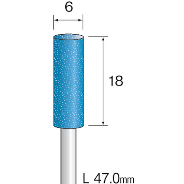 【CAINZ-DASH】ミニター FR砥石 GC#600 φ6 (5本入) DE1024【別送品】
