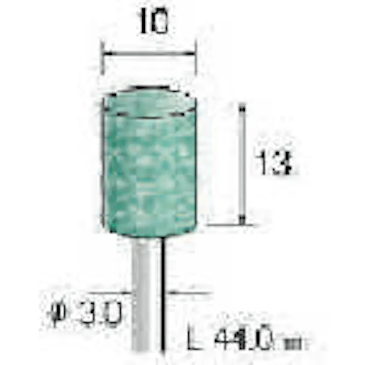 【CAINZ-DASH】ミニター ユニポリッシュ ハード#120 φ10 (10本入) DE2301【別送品】