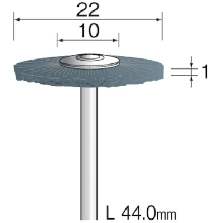 【CAINZ-DASH】ミニター ダイヤモンド砥粒入りナイロンブラシ ホイール#600 Φ23 FC3112【別送品】