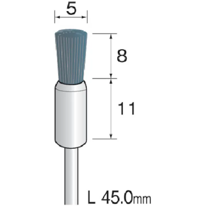 【CAINZ-DASH】ミニター ダイヤモンド砥粒入りナイロンブラシ エンド#600 Φ5 FC3152【別送品】