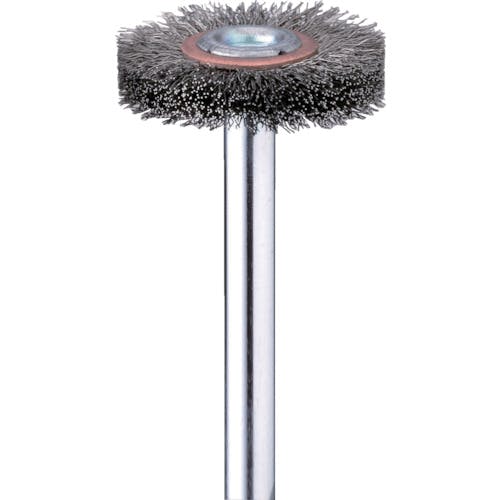 ミニター 金属ブラシ　ホイール　ステンレス　φ４０ FC4272 軸付ブラシ