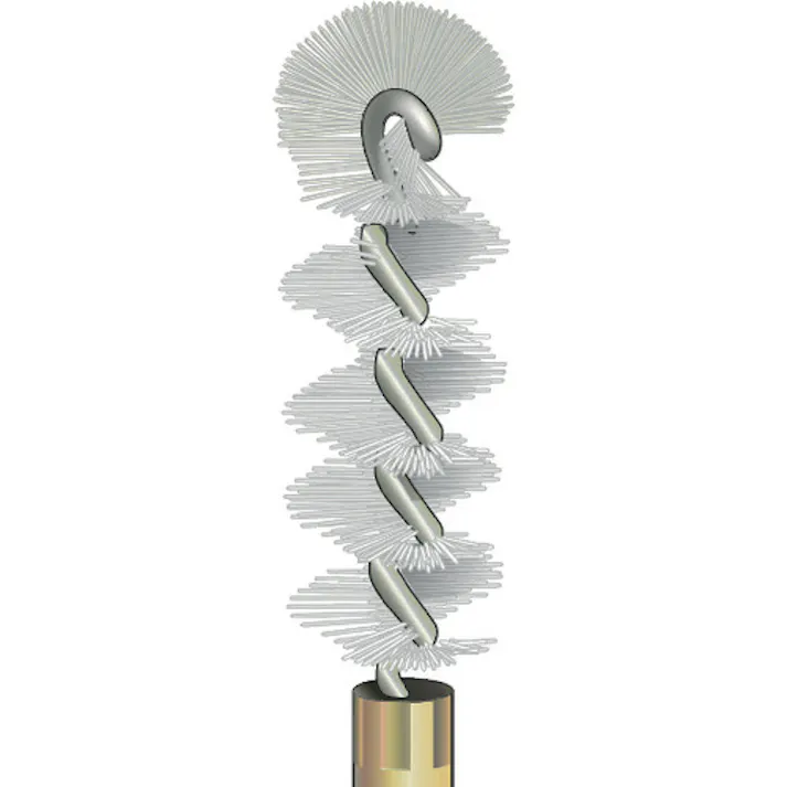 【CAINZ-DASH】ミニター スパイラルホールブラシ U型 砥粒入ナイロン #600 φ12 FD1933【別送品】