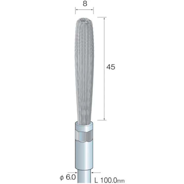 【CAINZ-DASH】ミニター ホールブラシ ストレート ソフト Φ8 FD2311【別送品】