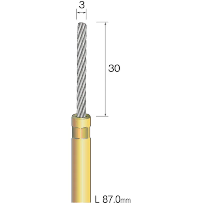 【CAINZ-DASH】ミニター ホールブラシ ロープ ソフト Φ3 FD2325【別送品】