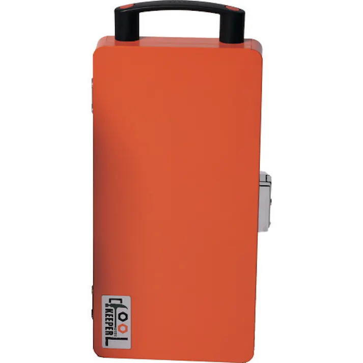 【CAINZ-DASH】大阪製罐 携帯工具箱 ツールキーパー(ハンドル付)300×150×40Hmm オレンジ色 TK-OG【別送品】