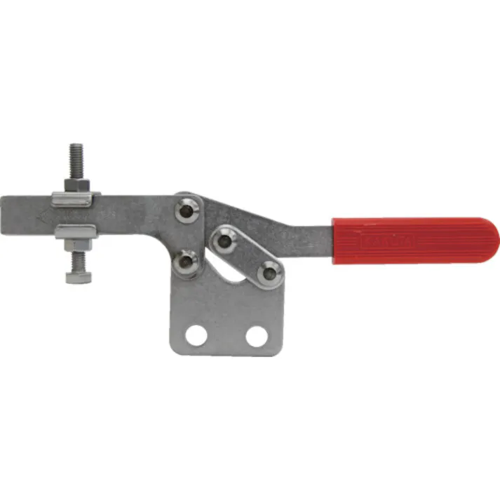 【CAINZ-DASH】大阪角田興業 ハンドル横型トグルクランプ(下方押え型) No.38S大-2S ステンレス製 締圧力2.8kN KC-38SL-2S【別送品】