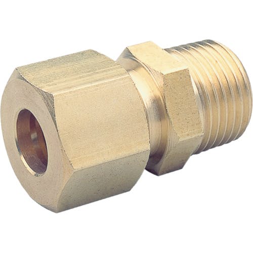 アソー リングジョイント PT1/4XΦ6.35 RS-1202 リングジョイント(銅管用) アソー リングジョイント PT1/4XΦ6.35 RS-1202 リングジョイント(銅管用)