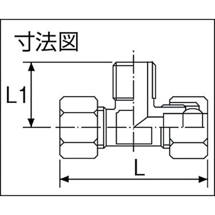 【CAINZ-DASH】アソー 二方リングチーズ　ＰＴ１／８ＸΦ６ RT-2106【別送品】