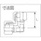 【CAINZ-DASH】アソー 両口リングエルボ Φ6(1/4) RL-2206【別送品】