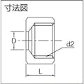 【CAINZ-DASH】アソー リングナットΦ８ RN-1008【別送品】