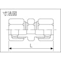 【CAINZ-DASH】アソー 銅管用継手　異径両口リングジョイント　Φ６×Φ８ RE-0608【別送品】