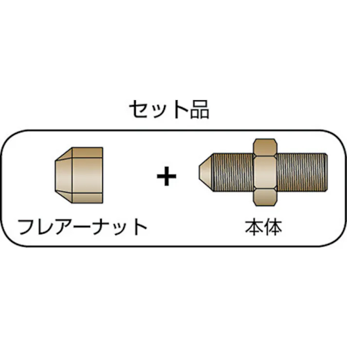 【CAINZ-DASH】アソー フレアージョイント PT1/4XΦ6 FS-1206【別送品】