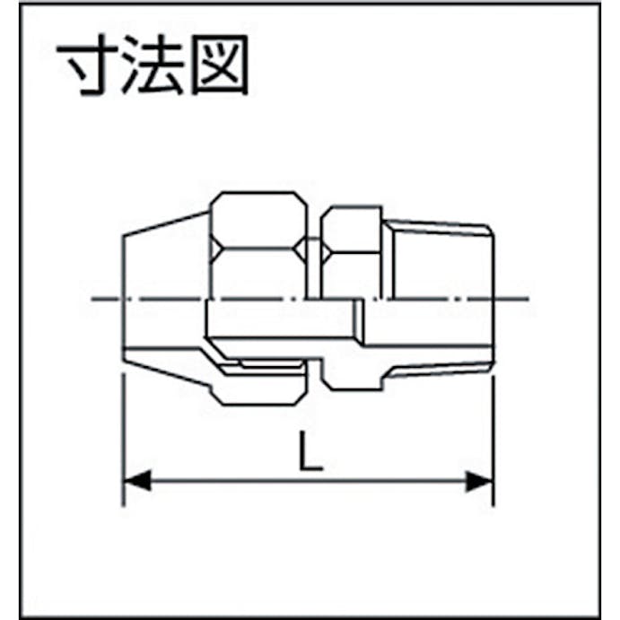 【CAINZ-DASH】アソー フレアージョイント　ＰＴ１／４ＸΦ８ FS-1208【別送品】