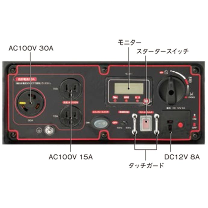 【送料無料】ワキタ MEIHO 防音型インバータ発電機 HPG3000iS【別送品】(販売終了)
