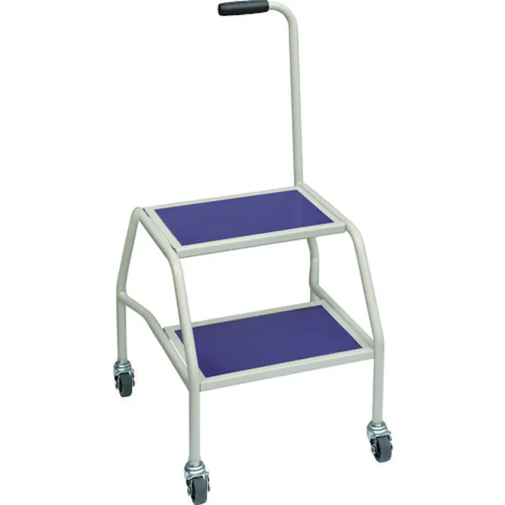 【CAINZ-DASH】日本ファイリング 移動式踏み台SFS型 2段スリップ防止ゴム付きH800X470X455 SFS-92NT【別送品】