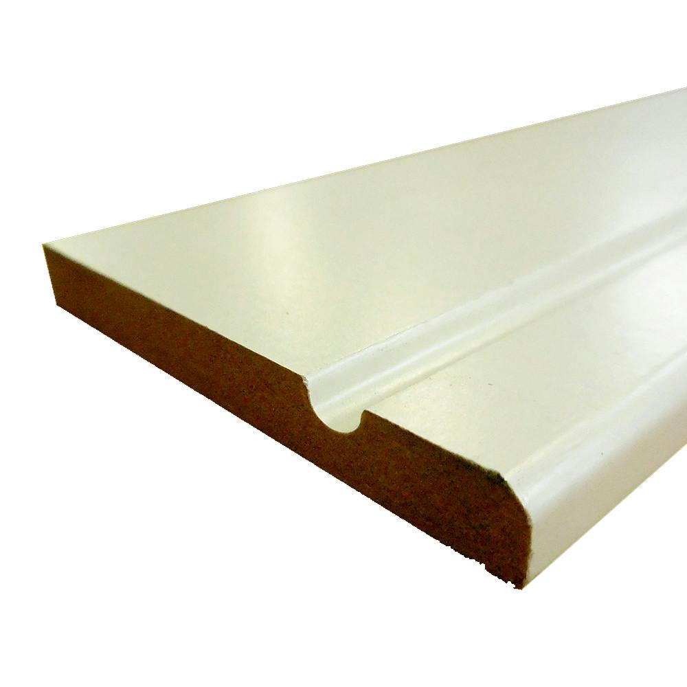 幅木 ホワイト 幅57mm 長さ1950mm 厚さ7mm H-57B-WH | 内装壁材