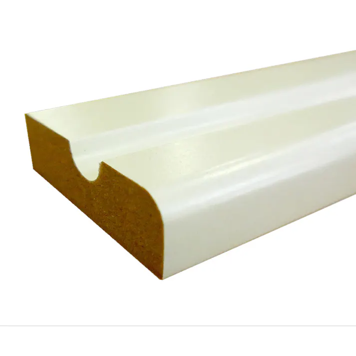 廻縁 ホワイト 幅26mm 長さ1950mm 厚さ7mm M-26B-WH