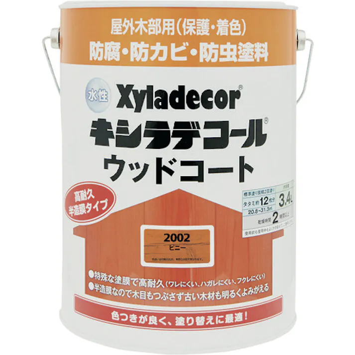 【CAINZ-DASH】カンペハピオ 水性XDウッドコートS ピニー 3.4L 00097670030000【別送品】