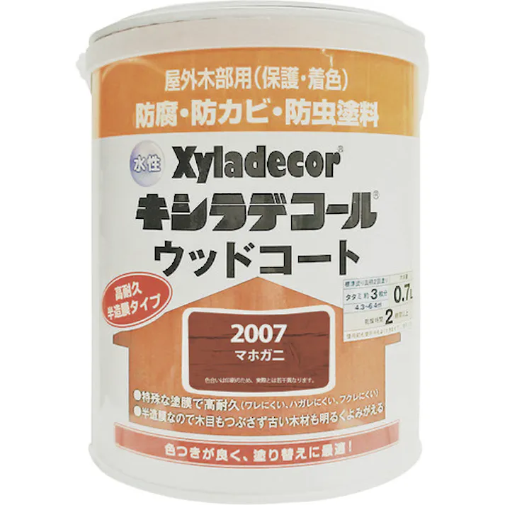 【CAINZ-DASH】カンペハピオ 水性XDウッドコートS マホガニ 0.7L 00097670170000【別送品】