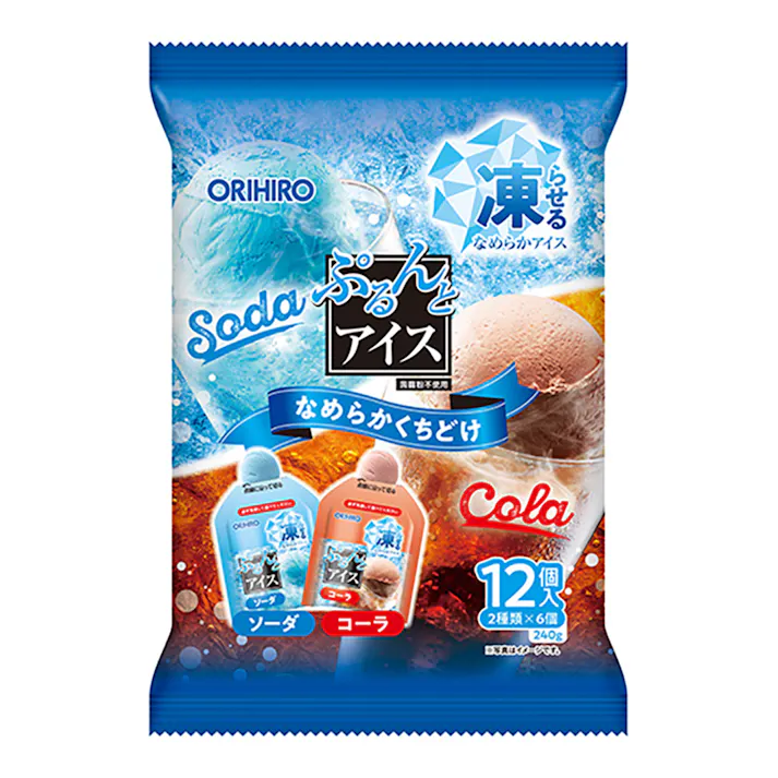 ぷるんとアイス ソーダ+コーラ 20g×12個
