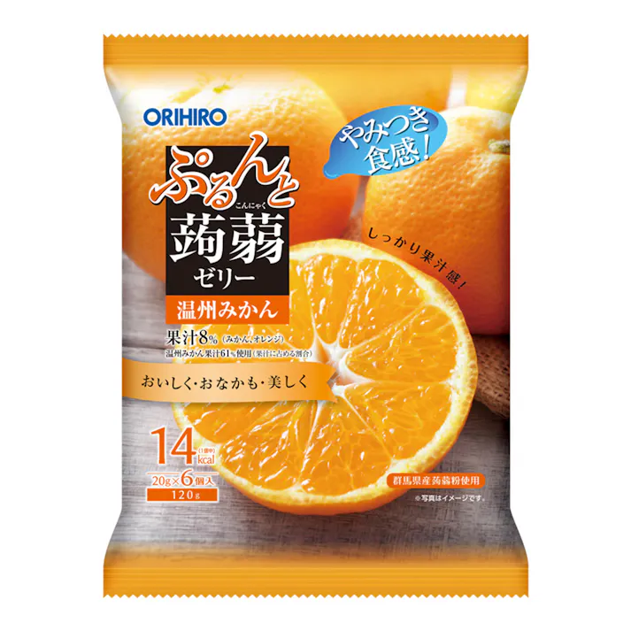 ぷるんと蒟蒻ゼリー 温州みかん 6個入