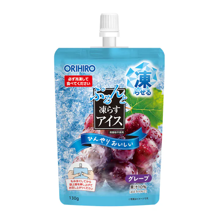 ぷるんと凍らすアイス スタンディング グレープ 130g