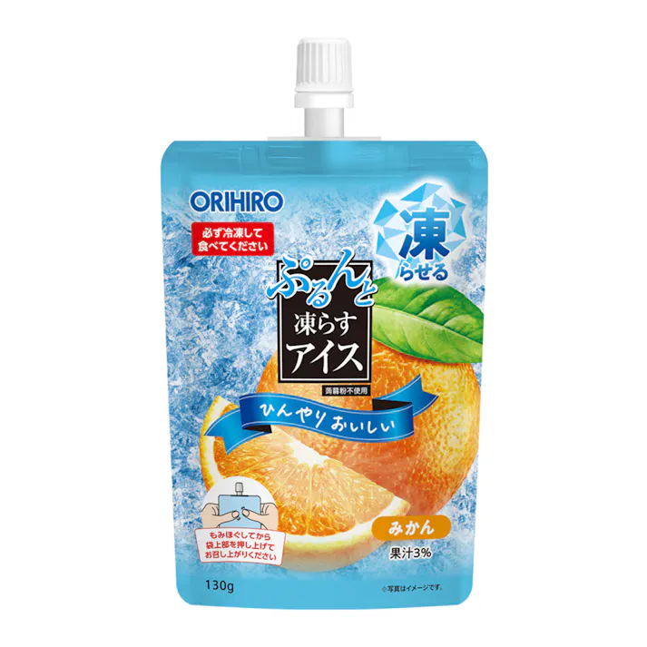 ぷるんと凍らすアイス スタンディング みかん 130g