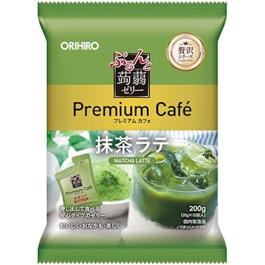 オリヒロ ぷるんと蒟蒻ゼリープレミアムカフェ 抹茶ラテ 200g
