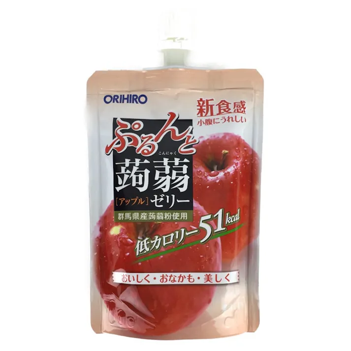 ぷるんと蒟蒻ゼリー スタンディング アップル 130g(販売終了)