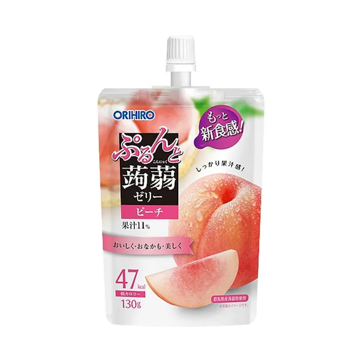 ぷるんと蒟蒻ゼリー スタンディング ピーチ 130g