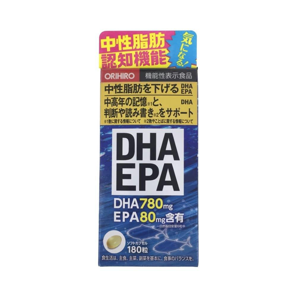 オリヒロ DHA・EPA 180粒 [機能性表示食品]×4個
