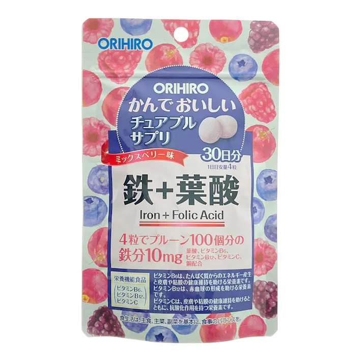 かんでおいしいチュアブルサプリ 鉄 120粒